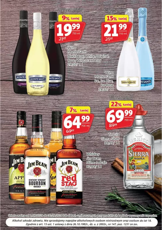 Prim Market - gazetka promocyjna Oferta alkoholowa  do poniedziałku 30.09 - strona 4