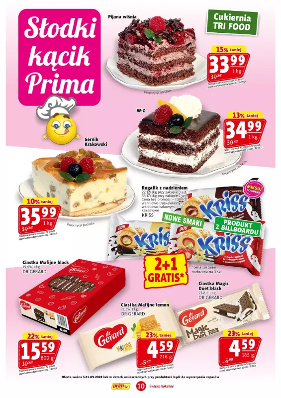 Prim Market - gazetka promocyjna Gazetka od czwartku 05.09 do środy 11.09 - strona 10