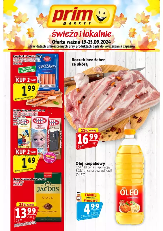 Prim Market - gazetka promocyjna Gazetka od czwartku 19.09 do środy 25.09