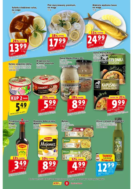 Prim Market - gazetka promocyjna Gazetka od czwartku 19.09 do środy 25.09 - strona 8