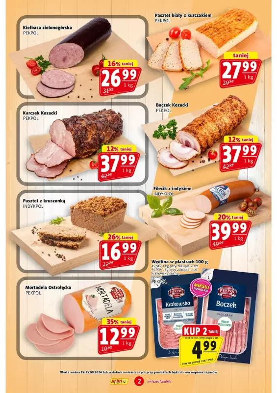 Prim Market - gazetka promocyjna Gazetka od czwartku 19.09 do środy 25.09 - strona 2