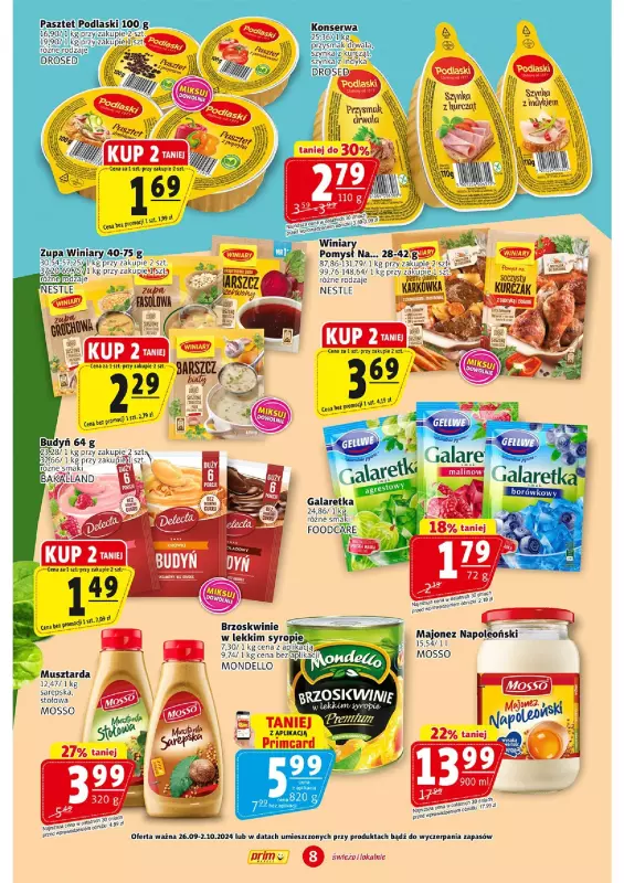 Prim Market - gazetka promocyjna Gazetka od czwartku 26.09 do środy 02.10 - strona 8