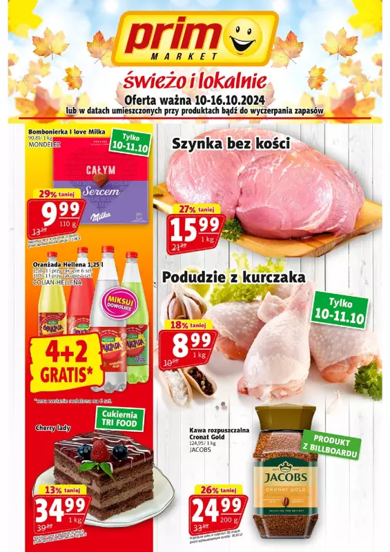 Prim Market - gazetka promocyjna Gazetka od czwartku 10.10 do środy 16.10