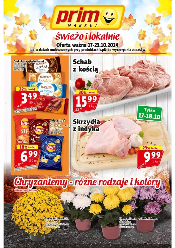 Prim Market - gazetka promocyjna Gazetka od czwartku 17.10 do środy 23.10