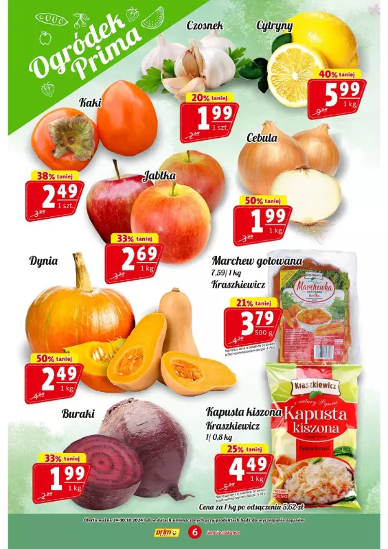 Prim Market - gazetka promocyjna Gazetka od czwartku 24.10 do środy 30.10 - strona 6