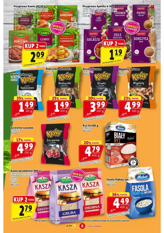 Prim Market - gazetka promocyjna Gazetka od czwartku 31.10 do środy 06.11 - strona 8