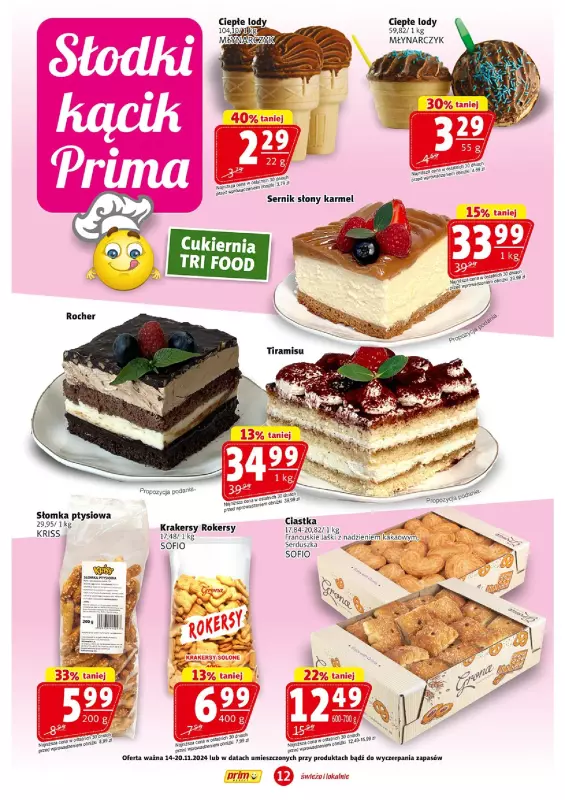 Prim Market - gazetka promocyjna Gazetka od czwartku 14.11 do środy 20.11 - strona 12