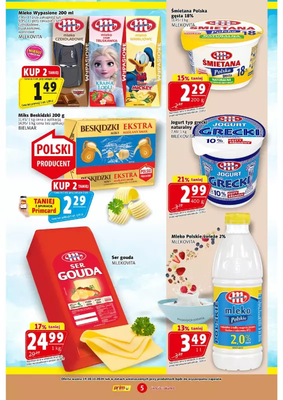 Prim Market - gazetka promocyjna Gazetka od czwartku 14.11 do środy 20.11 - strona 5