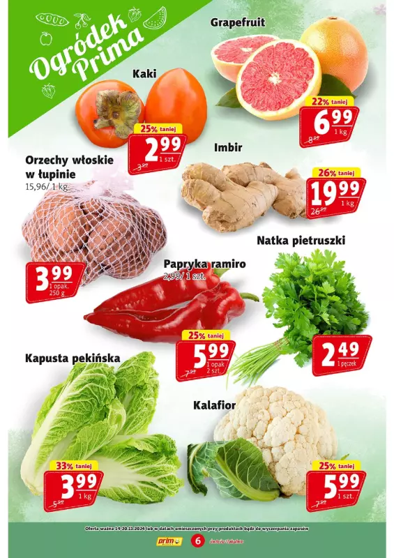 Prim Market - gazetka promocyjna Gazetka od czwartku 14.11 do środy 20.11 - strona 6