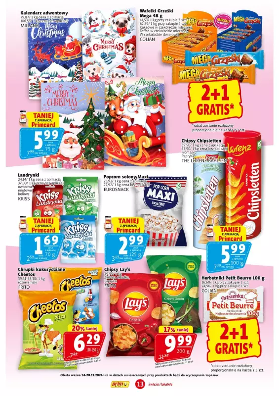 Prim Market - gazetka promocyjna Gazetka od czwartku 14.11 do środy 20.11 - strona 13