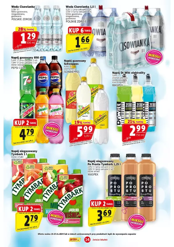 Prim Market - gazetka promocyjna Gazetka od czwartku 21.11 do środy 27.11 - strona 14