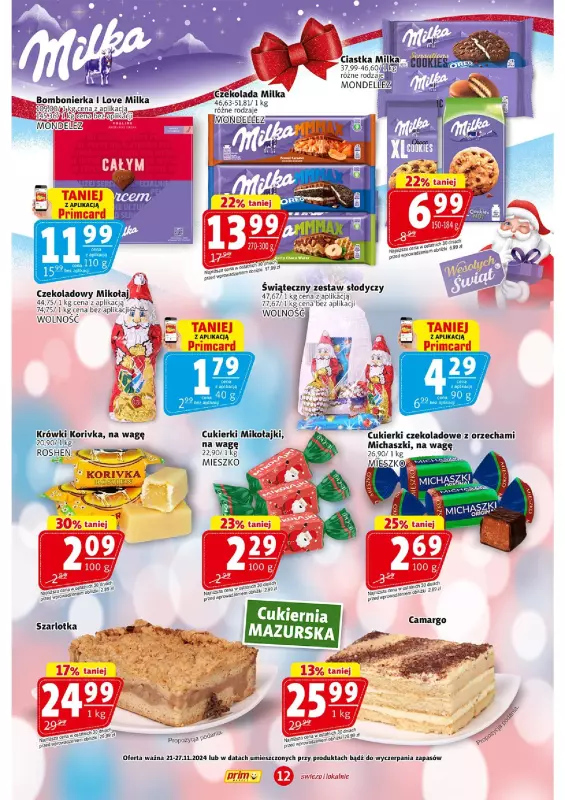 Prim Market - gazetka promocyjna Gazetka od czwartku 21.11 do środy 27.11 - strona 12