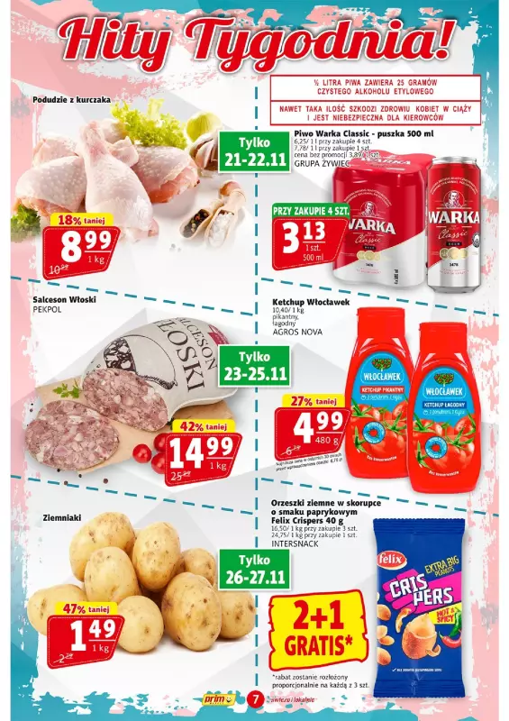 Prim Market - gazetka promocyjna Gazetka od czwartku 21.11 do środy 27.11 - strona 7