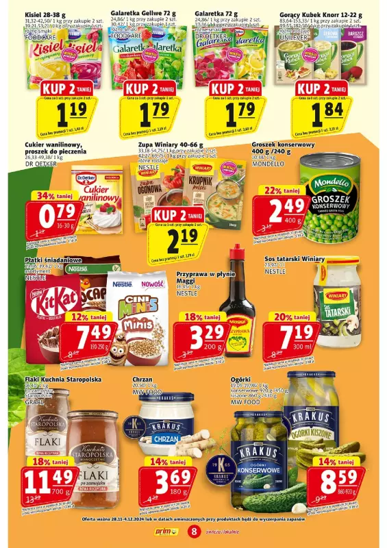 Prim Market - gazetka promocyjna Gazetka od czwartku 28.11 do środy 04.12 - strona 8