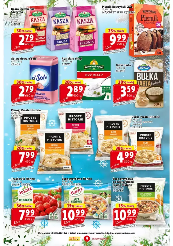 Prim Market - gazetka promocyjna Gazetka od czwartku 12.12 do środy 18.12 - strona 9