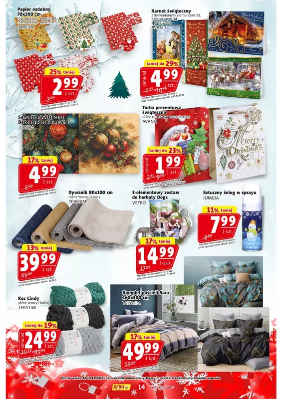 Prim Market - gazetka promocyjna Gazetka od czwartku 12.12 do środy 18.12 - strona 14