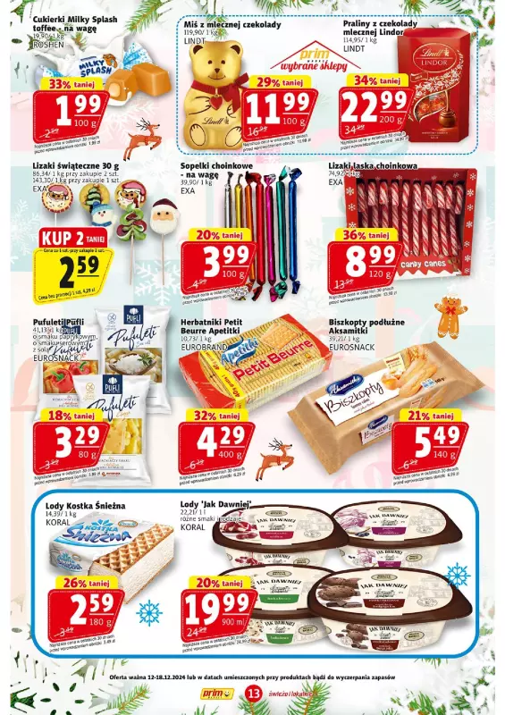 Prim Market - gazetka promocyjna Gazetka od czwartku 12.12 do środy 18.12 - strona 13