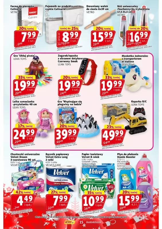 Prim Market - gazetka promocyjna Gazetka od czwartku 12.12 do środy 18.12 - strona 15