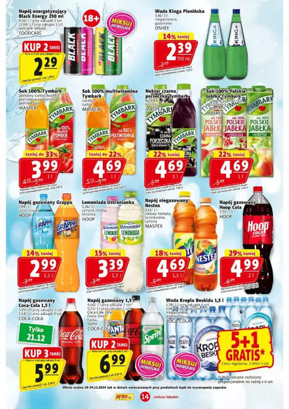 Prim Market - gazetka promocyjna Gazetka od czwartku 19.12 do wtorku 24.12 - strona 14