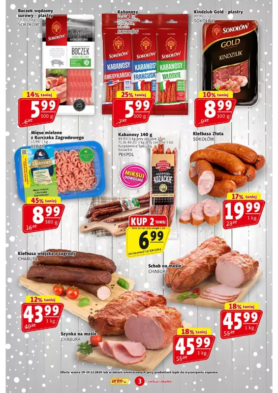 Prim Market - gazetka promocyjna Gazetka od czwartku 19.12 do wtorku 24.12 - strona 3