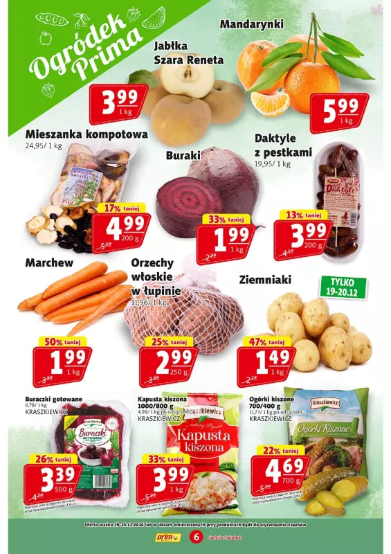 Prim Market - gazetka promocyjna Gazetka od czwartku 19.12 do wtorku 24.12 - strona 6