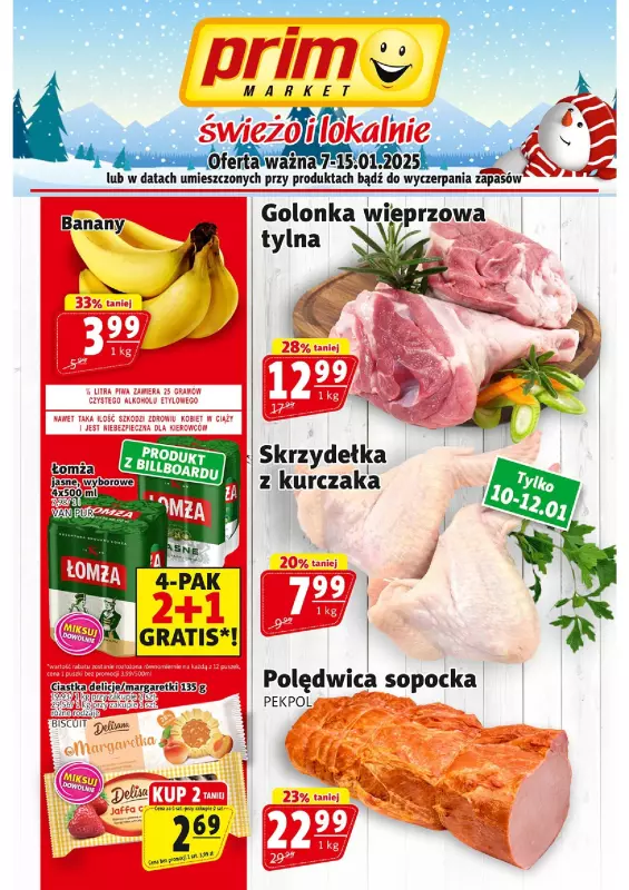 Prim Market - gazetka promocyjna Gazetka od wtorku 07.01 do środy 15.01