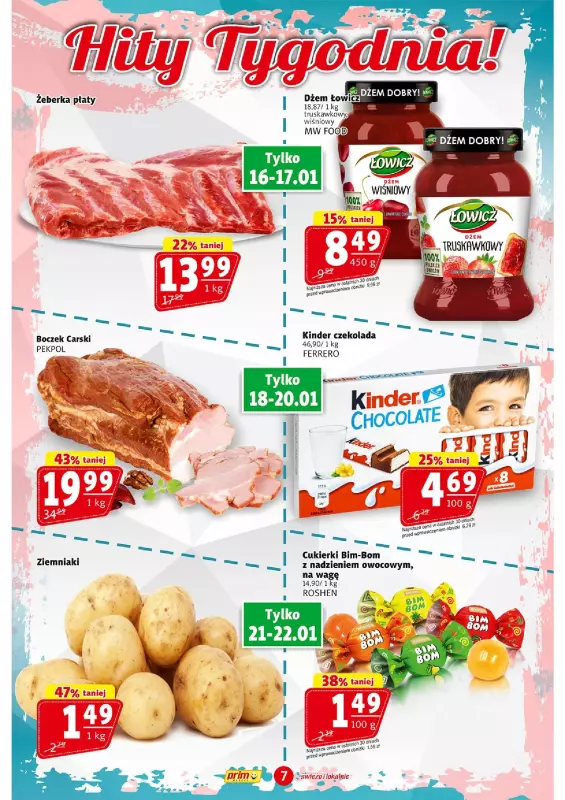 Prim Market - gazetka promocyjna Gazetka od czwartku 16.01 do środy 22.01 - strona 7