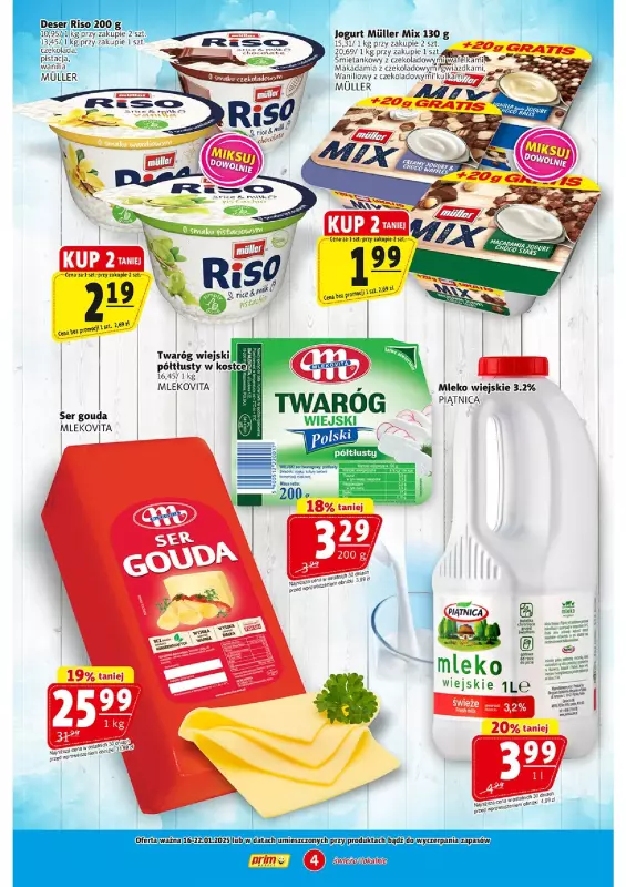 Prim Market - gazetka promocyjna Gazetka od czwartku 16.01 do środy 22.01 - strona 4