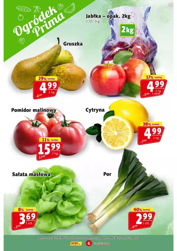 Prim Market - gazetka promocyjna Gazetka od czwartku 16.01 do środy 22.01 - strona 6