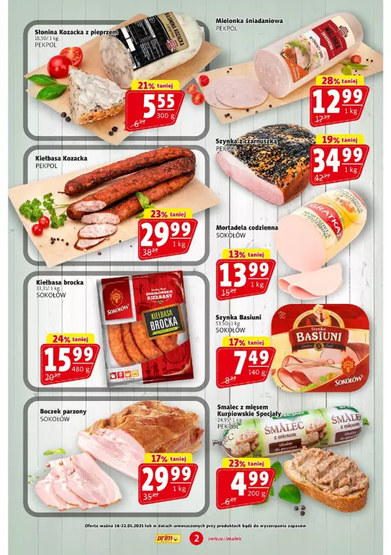 Prim Market - gazetka promocyjna Gazetka od czwartku 16.01 do środy 22.01 - strona 2