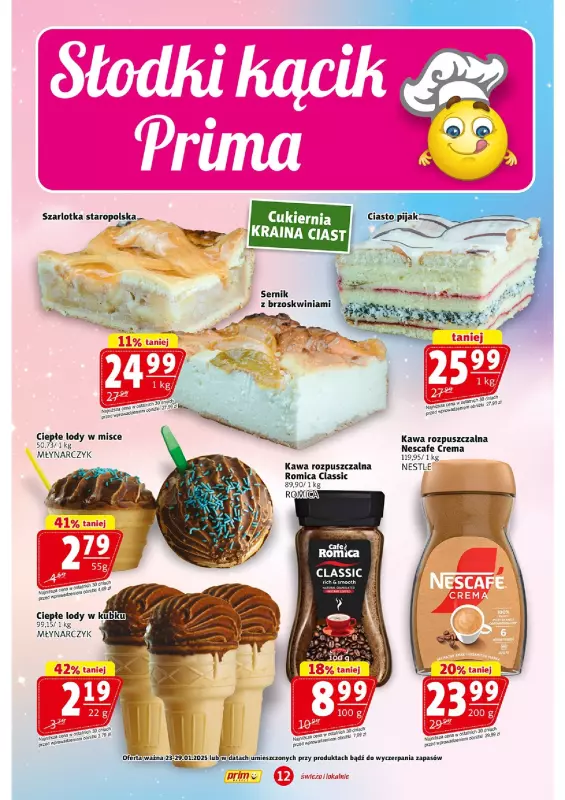 Prim Market - gazetka promocyjna Gazetka od czwartku 23.01 do środy 29.01 - strona 12