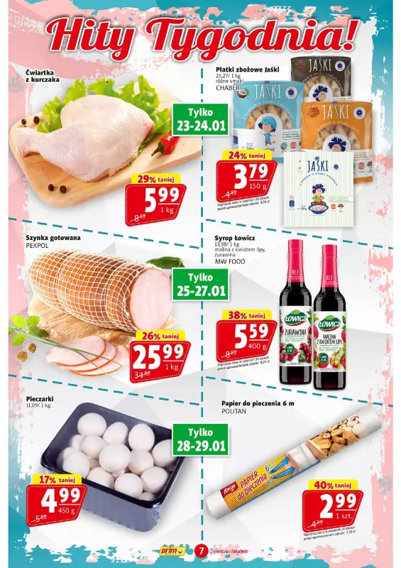 Prim Market - gazetka promocyjna Gazetka od czwartku 23.01 do środy 29.01 - strona 7