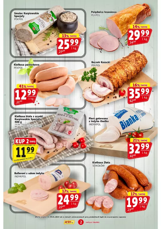 Prim Market - gazetka promocyjna Gazetka od czwartku 23.01 do środy 29.01 - strona 2