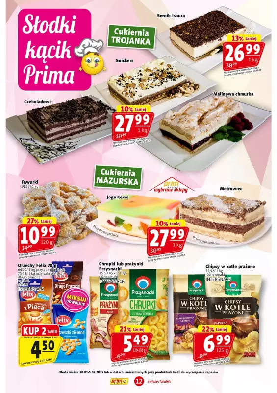 Prim Market - gazetka promocyjna Gazetka od czwartku 30.01 do środy 05.02 - strona 12