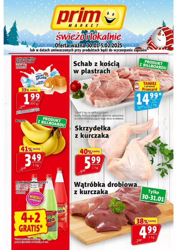 Prim Market - gazetka promocyjna Gazetka od czwartku 30.01 do środy 05.02