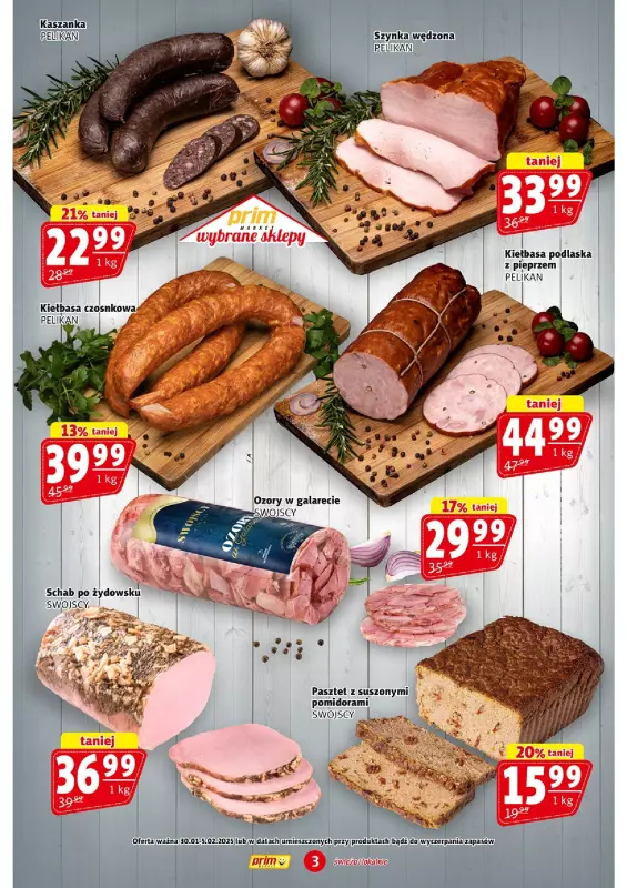 Prim Market - gazetka promocyjna Gazetka od czwartku 30.01 do środy 05.02 - strona 3