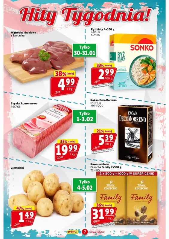 Prim Market - gazetka promocyjna Gazetka od czwartku 30.01 do środy 05.02 - strona 7