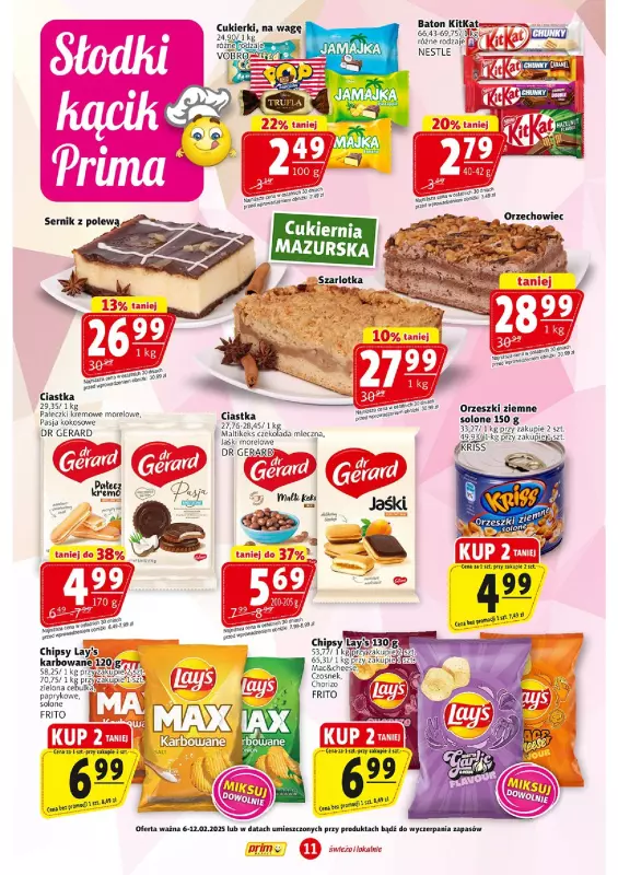 Prim Market - gazetka promocyjna Gazetka od czwartku 06.02 do środy 12.02 - strona 11