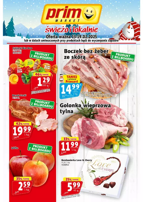 Prim Market - gazetka promocyjna Gazetka od czwartku 13.02 do środy 19.02