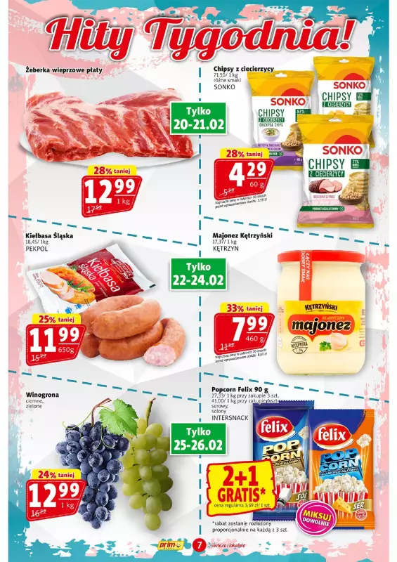 Prim Market - gazetka promocyjna Gazetka od czwartku 20.02 do środy 26.02 - strona 7