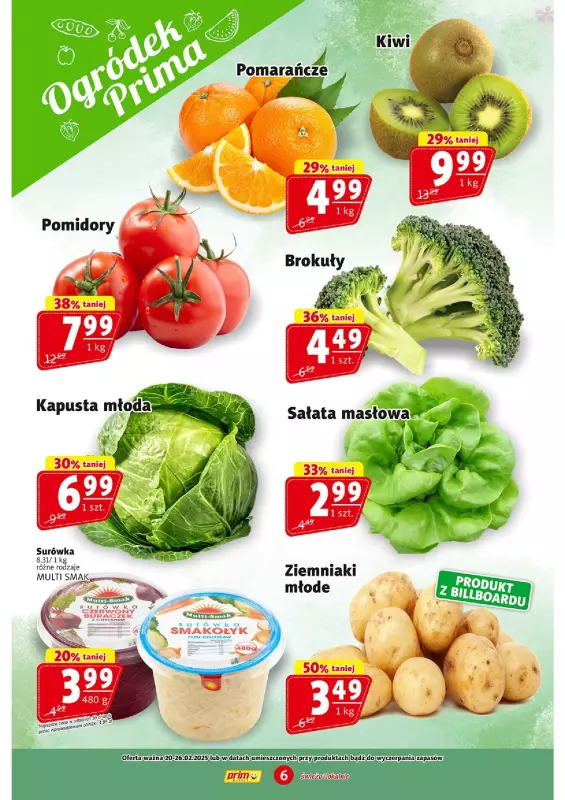 Prim Market - gazetka promocyjna Gazetka od czwartku 20.02 do środy 26.02 - strona 6