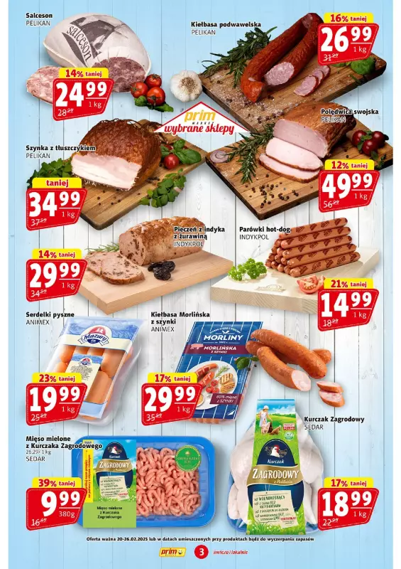 Prim Market - gazetka promocyjna Gazetka od czwartku 20.02 do środy 26.02 - strona 3