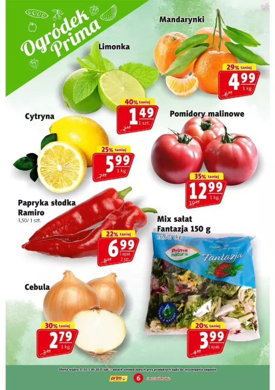 Prim Market - gazetka promocyjna Gazetka od czwartku 27.02 do środy 05.03 - strona 6