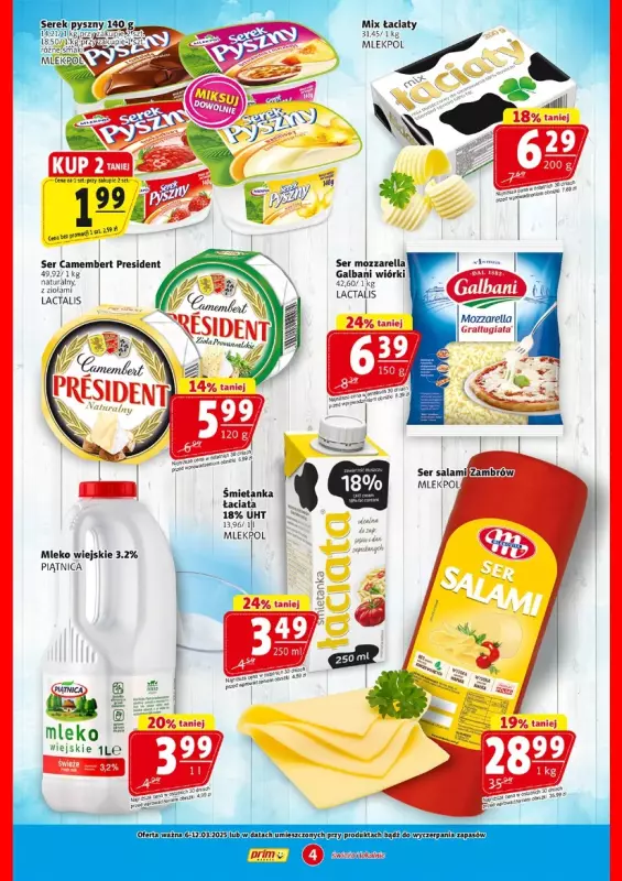 Prim Market - gazetka promocyjna Gazetka od czwartku 06.03 do środy 12.03 - strona 4