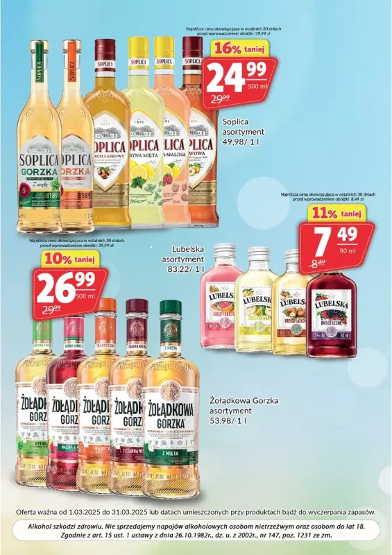 Prim Market - gazetka promocyjna Oferta alkoholowa  do poniedziałku 31.03 - strona 2