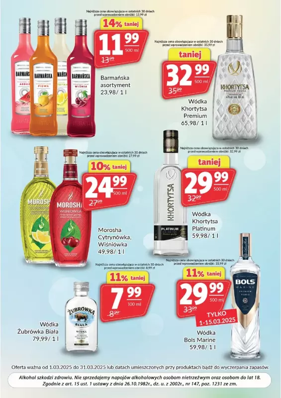 Prim Market - gazetka promocyjna Oferta alkoholowa  do poniedziałku 31.03 - strona 3