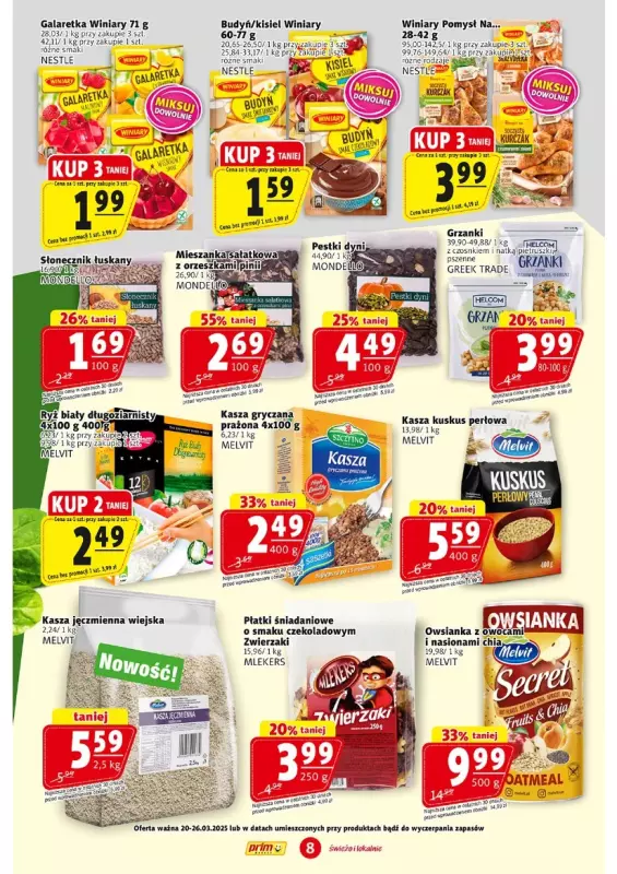 Prim Market - gazetka promocyjna Gazetka od czwartku 20.03 do środy 26.03 - strona 8