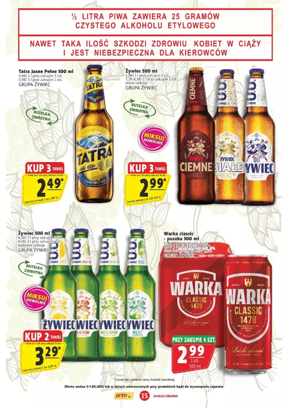 Prim Market - gazetka promocyjna Gazetka od piątku 02.05 do środy 07.05 - strona 15