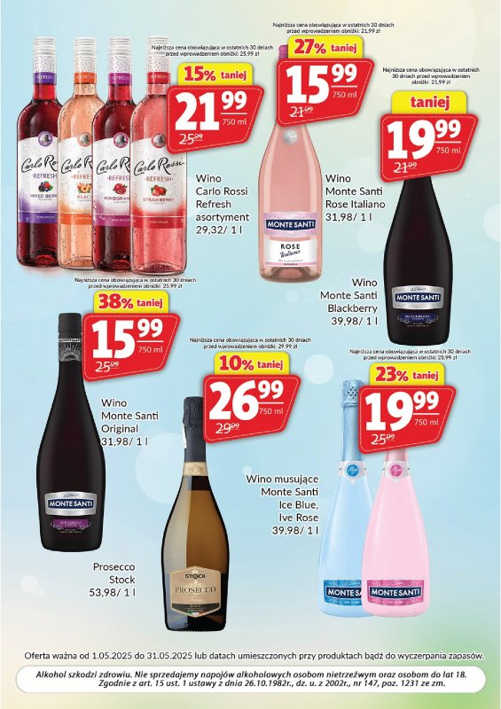 Prim Market - gazetka promocyjna Oferta alkoholowa  do soboty 31.05 - strona 5