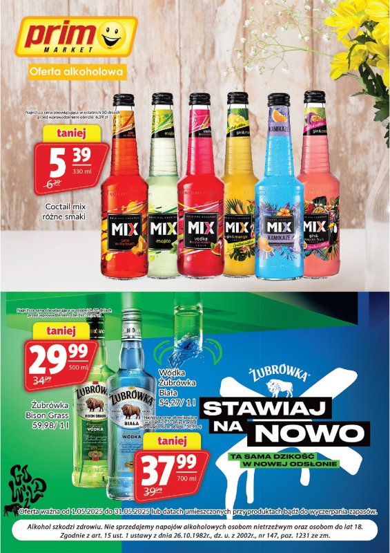Prim Market - gazetka promocyjna Oferta alkoholowa  do soboty 31.05